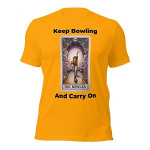 Keep Bowling Tarot Male Unisex T-shirt 01