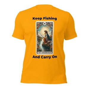 Keep Fishing Tarot Female Unisex T-shirt 01