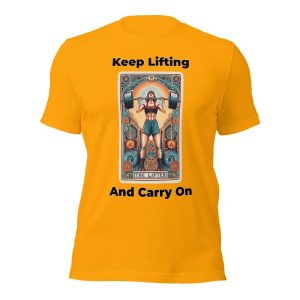 Keep Lifting Tarot Female Unisex T-shirt 01