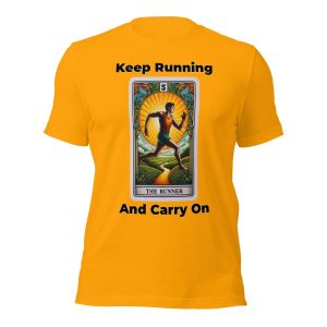 Keep Running Tarot Male Unisex T-shirt 01