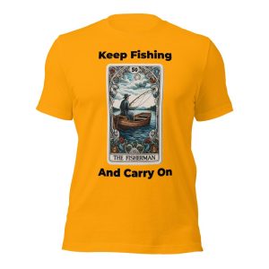 Keep Fishing Tarot Male Unisex T-shirt 01