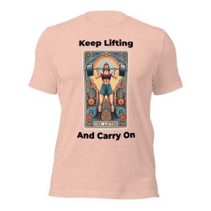 Keep Lifting Tarot Female Unisex T-shirt 01