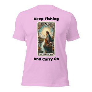 Keep Fishing Tarot Female Unisex T-shirt 01