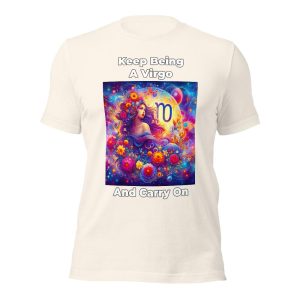 Keep Being A Virgo Unisex T-shirt Mystic 01