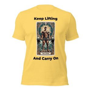 Keep Lifting Tarot Male Unisex T-shirt 01